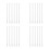 24Pcs Plastic Vertical Blind Rods with Hook Grip for Window Blinds 7