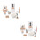 2Ensembles Miniature Salle De Bain Décoration Assortie 4