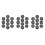 30Pcs Durable Plastic Rear Derailleur Guide Roller for Bike Shifting 10