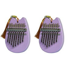 Piano Portátil de Cinco Dedos Kalimba Mediano con Gota de Agua Sapeli de 8 Tonos Adecuado para Principiantes Instrumento de Piano de Dedo B