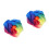 2Pcs Multi-Color Gymnastic Ribbon Ball Soft Exercise Accessory 4