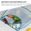 2Pcs Reusable Cloth Mesh Bags Hanging Fruit Vegetable Storage Pouches 4