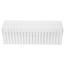 2Pcs Clear Coin Storage Box with Smooth Edges Ideal for Collectibles