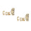 8Pcs Chic Acrylic Ear Bone Clips Non-Piercing Ear Decorations for Home 5