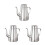3Pcs Stainless Steel Grease Container with Drip-Free Pouring, Silver 7