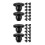 48Pcs Universal Hydraulic Jack Rubber Plugs Leakproof Floor Jack Seal 7