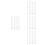 24Pcs Plastic Vertical Blind Rods with Hook Grip for Window Blinds 8