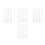 24Pcs Plastic Vertical Blind Rods with Hook Grip for Window Blinds 6