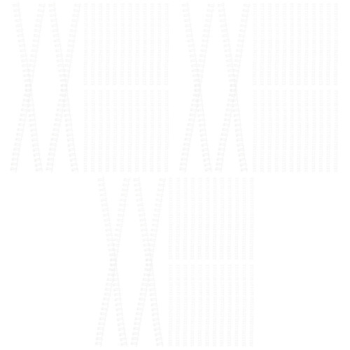 300Pcs White Spiral Binding Coils Double Loop Notebook Binder Rings 1