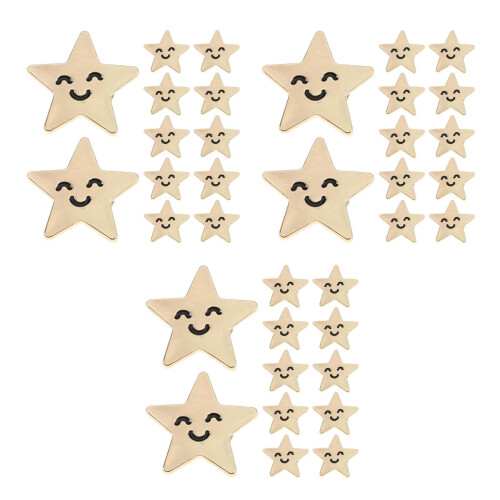 36Pcs Brooch Pins Creative Face Design for Costume and Suit 2