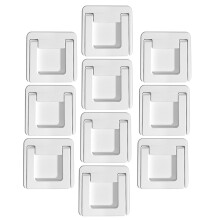 20Pcs White ABS Sliding Door Lock Child Safety Cabinet Pull Handles