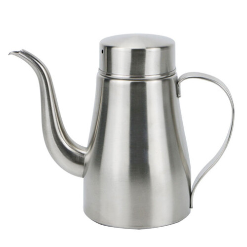 3Pcs Stainless Steel Grease Container with Drip-Free Pouring, Silver 1