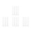 24Pcs Plastic Vertical Blind Rods with Hook Grip for Window Blinds 9
