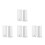 8Pcs White ABS Edge and Corner Guards Durable Self Adhesive for Walls 5