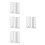 8Pcs White ABS Edge and Corner Guards Durable Self Adhesive for Walls 4