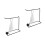 2Ensembles Présentoir Nail Art Transparent Support En Fer Robuste 4