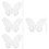 4Sets Elegant Acrylic Butterfly Makeup Palette for Liquid Foundation 9