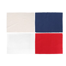 12Pcs DIY Embroidery Cloth Assorted Color Handmade Cross-Stitch Fabric