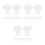 24Pcs Kitchen Pressure Cooker Rubber Float Valve Replacement White Set 4