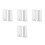 8Pcs White ABS Edge and Corner Guards Durable Self Adhesive for Walls 8