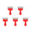 5Pcs Wallpaper Application Tool Kit Red Plastic Stainless Steel Cutter 7