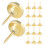 60Pcs Versatile Flat Head Push Pins Golden Carbon Steel for Wall Notes 2
