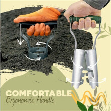 Transplanteur de Semis en Acier Inoxydable Creusant des Fosses Semant des Outils de Semis Plantant une Pelle de Trou de Jardinage de Légumes