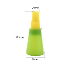 2Pcs Silicone Bbq Brush Heat Resistant Bottle Brush for Bbq