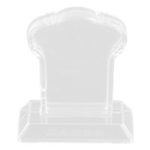 3Pcs Clear Plastic Funeral and Memorial Plaques for Gravesite Tribute