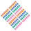 160Pcs Colored Magnetic Tape for Whiteboard Multi Use Kitchen 8