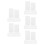900Pcs Portable White Insect Specimen Spreading Boards for Labs 8