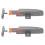 4Pcs Cabinet Spring Catch Heavy Duty Grey Pom Push Open Door Hardware 3