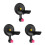 3Pcs Universal Black Hair Dryer Storage Rack Suction Cup Wall Mount 5
