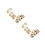 8Pcs Chic Acrylic Ear Bone Clips Non-Piercing Ear Decorations for Home 4