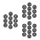 30Pcs Durable Plastic Rear Derailleur Guide Roller for Bike Shifting 8