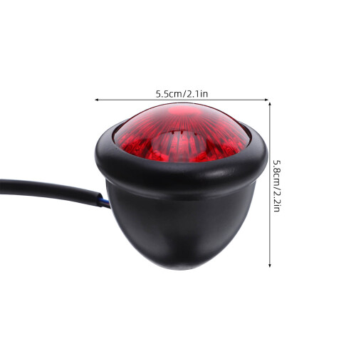 Multi-Color Motorcycle Tail Lamp Alloy Brake Light for Cruiser 2