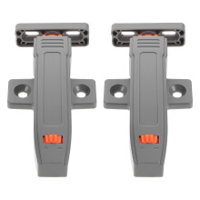 4Pcs Cabinet Spring Catch Heavy Duty Grey Pom Push Open Door Hardware
