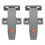 4Pcs Cabinet Spring Catch Heavy Duty Grey Pom Push Open Door Hardware 1