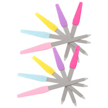 20Pcs Ergonomic Stainless Steel Nail File Nail Buffer for Manicure Use