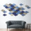 4Pcs Felt Fish Notice Boards Assorted -Adhesive Wall Decor 8