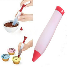 2Pcs Cake Decorating Mouth Pen Silicone Writing Tool Multi Color Set