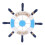 3Pcs Mediterranean Style Doorplates Assorted Wall Decoration 1