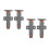 4Pcs Cabinet Spring Catch Heavy Duty Grey Pom Push Open Door Hardware 8