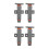 4Pcs Cabinet Spring Catch Heavy Duty Grey Pom Push Open Door Hardware 9