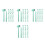 80Pcs Kids Excavation Toy Set Light Green Archaeological Digging Tools 7
