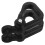 10Pcs Compact Black Motorbike Hooks Durable Universal Handlebar 3