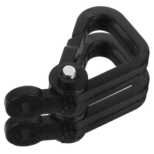 10Pcs Compact Black Motorbike Hooks Durable Universal Handlebar 2