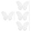 4Sets Elegant Acrylic Butterfly Makeup Palette for Liquid Foundation 8