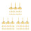 60Pcs Versatile Flat Head Push Pins Golden Carbon Steel for Wall Notes 6