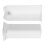 8Pcs White ABS Edge and Corner Guards Durable Self Adhesive for Walls 3